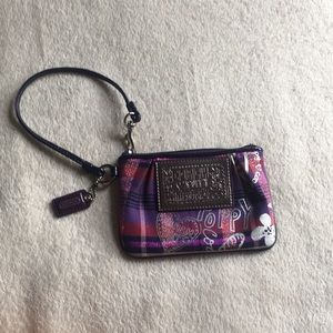 Small Coach Poppy Wristlet